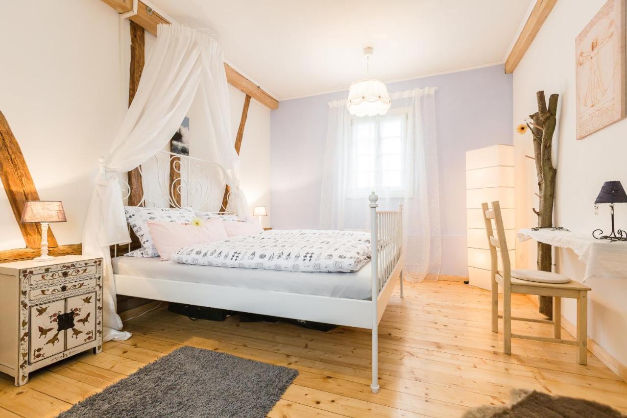 Gemütliche Fachwerkwohnung Alfter Exterior foto